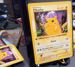 1999 Pokemon Base Set 1st Edition Red Cheeks Pikachu #58 - Shadowless - NM - Image 5