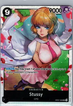 Stussy OP07-085 SR English 500 Years in the Future - One Piece Card - NM - Image 1
