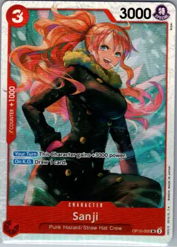 Sanji OP10-005 SR English Royal Blood - One Piece Card - NM - Image 1