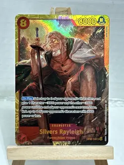 OP08-118 Silvers Rayleigh SEC Alt Art One Piece TCG English Card Two Legends - Image 1