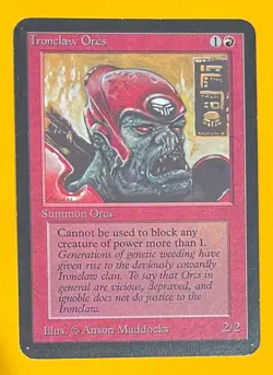 MTG IRONCLAW ORCS Alpha (OldManMTG 012-936) - Image 1