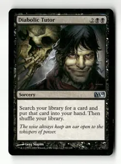 Diabolic Tutor Magic 2010 (M10) #91 Uncommon - Image 1