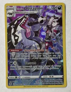 Pokemon TCG Astral Radiance Galarian Obstagoon #TG10/TG30 Ungraded - Image 1