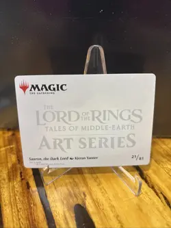 Sauron, The Dark Lord - 21/81 - MTG: Lord of the Rings Art Series - STAMPED - Image 2