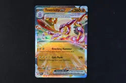 Toxtricity ex 100/182 Holo Shiny Pokemon TCG Card Paradox Rift 2023 NEAR MINT - Image 1