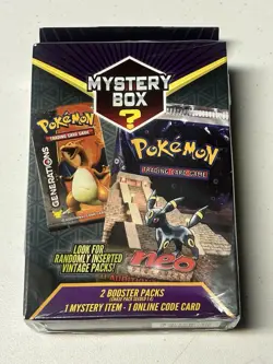 Pokemon Walmart Mystery Hanger Box - Vintage Packs Seeded 1:4! - Factory Sealed! - Image 1