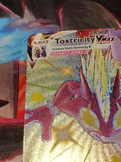 Pokemon TCG Toxtricity VMAX SV113/122 Shining Fates Holo Shiny Rare - Image 2
