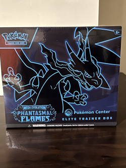 Pokemon TCG Phantasmal Flames Pokemon Center ETB Elite Trainer Box - Image 1