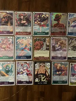 Huge Collection Lot of 100+ One Piece Trading Cards English SR Bandai TCG 💥 - Image 3