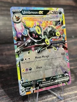 Pokemon TCG Prismatic Evolutions Umbreon EX Stamped Promo Card 060/131 - Image 2