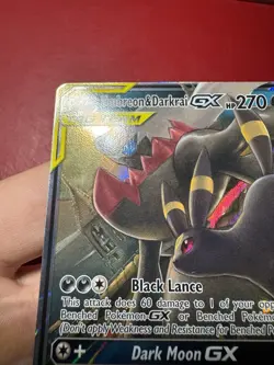 Umbreon and Darkrai GX 125/235 Holo Ultra Rare Unified Minds Pokemon Card NM - Image 3