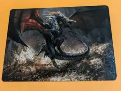 Art Series MTG Cavern-Hoard Dragon Card Gold-Stamped Signature lotr NM 61/81 - Image 1