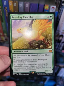 Magic the Gathering Travelling Chocobo 0210 Mythic Rare Final Fantasy Card - Image 1