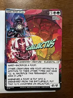 Ygra, Eater of All; Galactus Marvel, 100% Custom Magic MTG Custom Commander Deck - Image 1