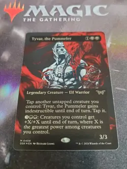 Mtg. Tyvar, the Pummeler. Textured Foil. Duskmourn. Pack Fresh - Image 1