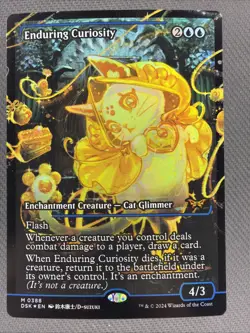 MTG - Enduring Curiosity FOIL (Showcase) - Duskmourn 388 NM/M - Image 1