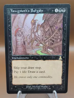 Yawgmoth's Bargain x1 MTG Urza's Destiny Magic Light Play LP English - Image 1