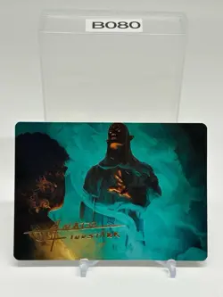 MTG Lord Of The Rings Gold Stamped Art Series Elrond, Lord of Rivendell 40/81 - Image 1