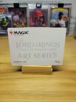 MTG Sol Ring Gold Art Series Lord Of The Rings: Tales of Middle-earth 76/81 - Image 2
