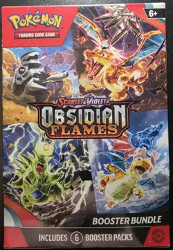 Pokemon Scarlet & Violet Obsidian Flames Booster Bundle Sealed *6 PACKS* English - Image 1