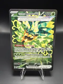 Pokemon Teal Mask Ogerpon ex - Holo SV06: Twilight Masquerade 211/167 NM - Image 2