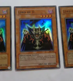 Playset: 3x Lord of D. SDK-041 (Super Rare, Unlimited, Played / MP) Yugioh - Image 4