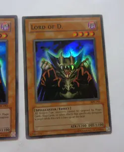Playset: 3x Lord of D. SDK-041 (Super Rare, Unlimited, Played / MP) Yugioh - Image 5