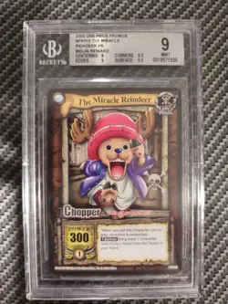 2005 ONE PIECE PROMOS MEIJIN REWARD The Miracle Reindeer Chopper BGS 9 - Image 1