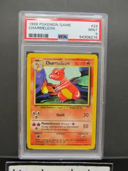 PSA 9| 1999 Pokemon Card Game Charmeleon 24/102 Base Set Vintage English - Image 3