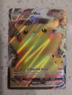 Pikachu VMAX SWSH062 Sword & Shield Promo Holo Pokemon Tcg Card + Free Gift NM - Image 1