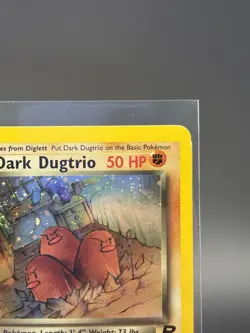Dark Dugtrio Team Rocket 6/82 Holo Rare 1st Edition Pokemon TCG Card English - Image 3