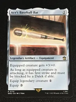 MTG Universes Beyond: Doctor Who Ace's Baseball Bat 0170 NM Rare - Image 1