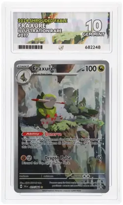 Pokemon TCG - Fraxure 077/064 - Shrouded Fable - ACE 10 - Image 1