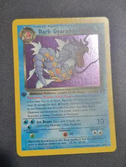 Pokemon Dark Gyarados 8/82 Team Rocket Holo LP 1st Ed. - Image 2