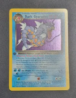 Pokemon Dark Gyarados 8/82 Team Rocket Holo LP 1st Ed. - Image 5