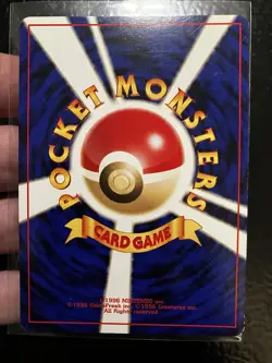 Graveler 075 Japanese Fossil Set Pokemon Card Vintage 1996 Old Back LP/EX Rare - Image 2