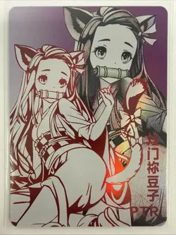 Nezuko PTR Demon Slayer Kimetsu no Yaiba Foil Card Goddess Story NS-2M07-003 - Image 1