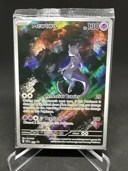 Pokemon TCG Mewtwo 052 Factory Sealed UPC Promo Scarlet & Violet 151 Card - Image 2
