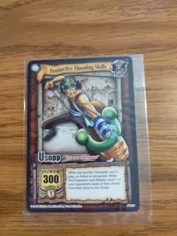 Bandai One Piece Card Game CCG 05 Silver Promo Usopp Instinctive Shooting Skills - Image 1