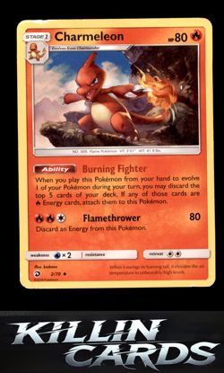 Charmeleon 2/70 Pokemon Uncommon Dragon Majesty Card DM - Image 1