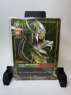Master Yi - Wuju Blademaster Riftbound Metal Card Prize Wall Item 1 Of 35 Copies - Image 1