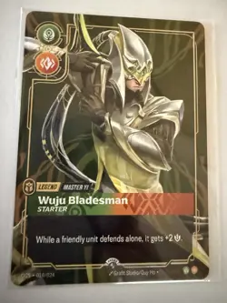 Master Yi - Wuju Blademaster Riftbound Metal Card Prize Wall Item 1 Of 35 Copies - Image 3