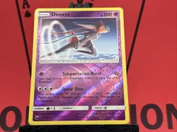 Deoxys 69/168 Celestial Storm Reverse Holo Rare Pokemon TCG 2018 LP - Image 4