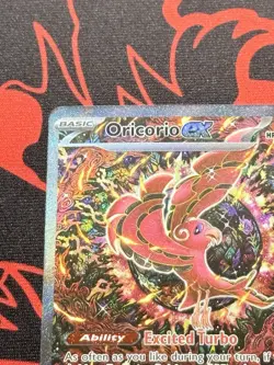 Oricorio EX #24 Mega Evolution Phantasmal Flames Black Star Promo Card NM #2 - Image 3