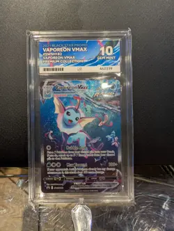 Vaporeon VMAX SWSH182 | Black Star Promo | LOW POP | Ace 10 | Pokemon TCG - Image 1