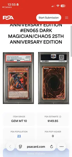 Yu-Gi-Oh! Dark Magician Of Chaos 2023 IOC-EN065 PSA 10 - Image 3