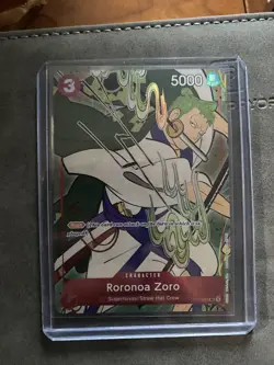 2024 One Piece 1st Anniversary Roronoa Zoro Secret Rare Promo #OP01-025 MINT - Image 1