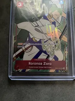 2024 One Piece 1st Anniversary Roronoa Zoro Secret Rare Promo #OP01-025 MINT - Image 4