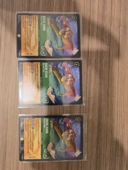 3X Shere Khan #88 Whispers In the Well Legendary Non-Foil Disney Lorcana - Image 1