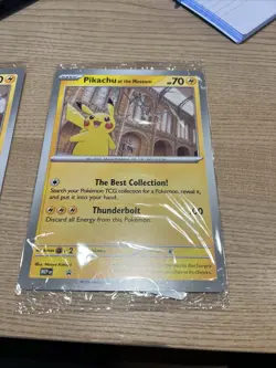 Pikachu At The Museum - Jumbo Pokemon Trading Card Sealed - Image 1